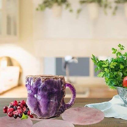 Resin Mineral Crystal Coffee Mug