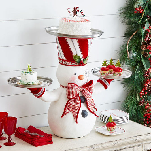 Christmas Snowman Snack Stand Decoration