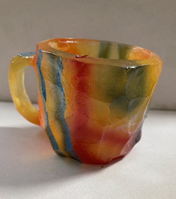 Resin Mineral Crystal Coffee Mug