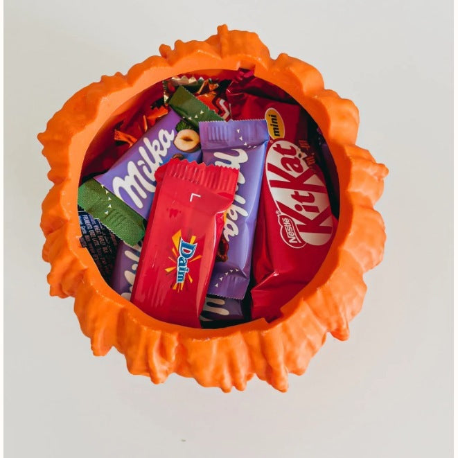 Halloween Pumpkin Candy Bowl with Lid