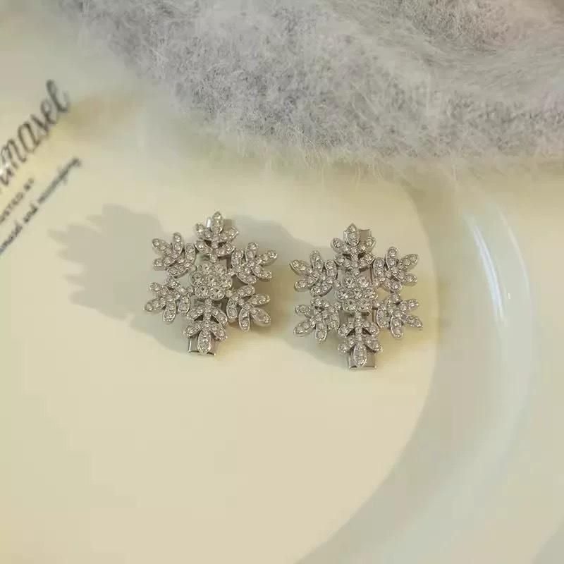 Crystal Snowflake Hair Pin