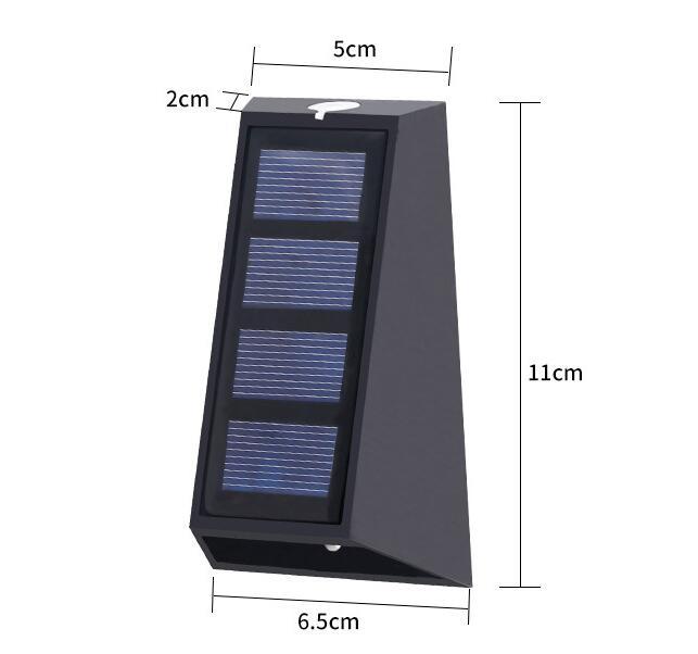 Outdoor Garden Decoration Solar Wall Lamp RGB