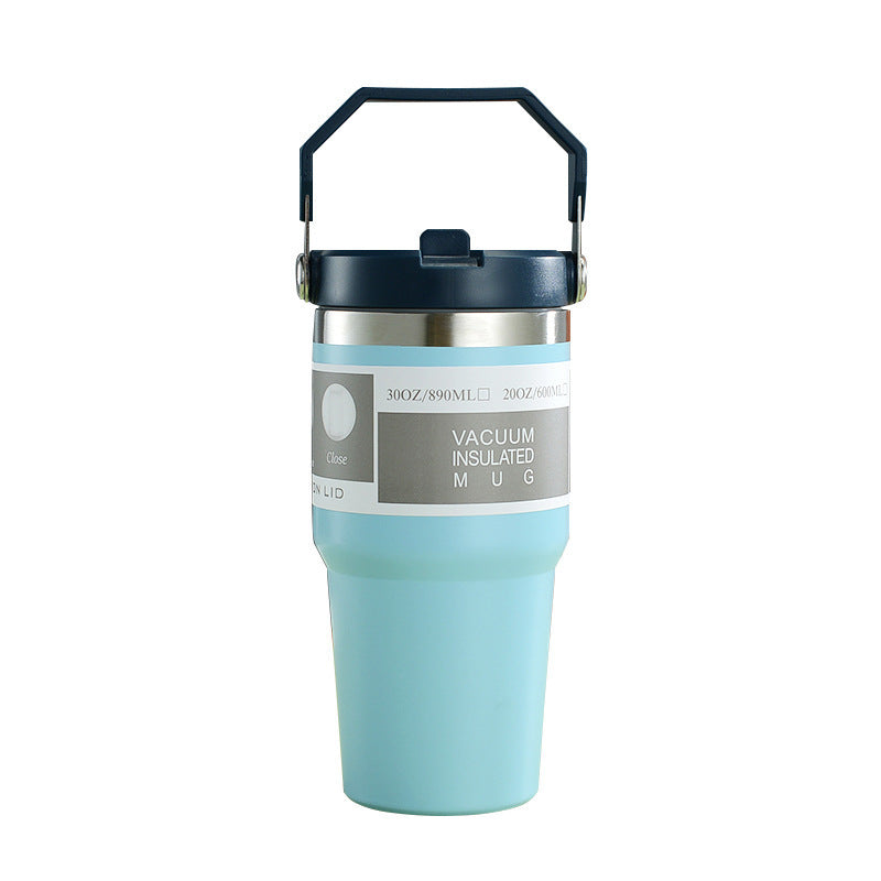 Sports Water Bottle with Handle, Tumbler Cup