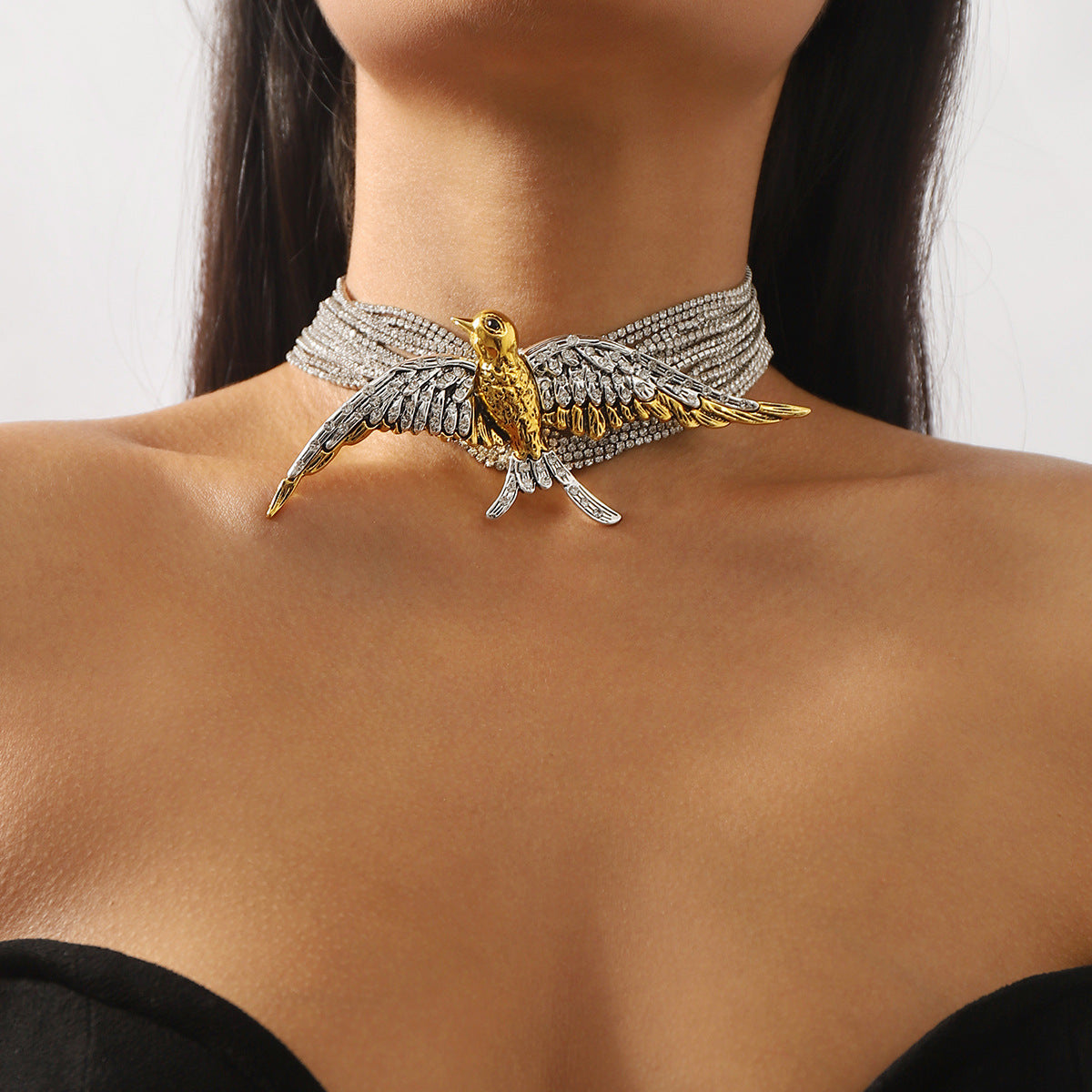 Bird Swallow Multi-layer Necklace