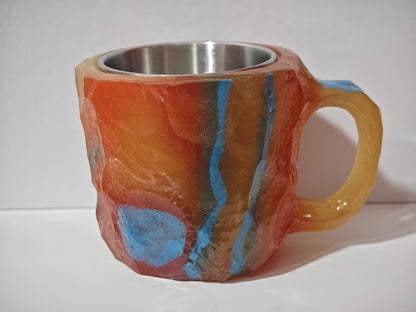 Resin Mineral Crystal Coffee Mug