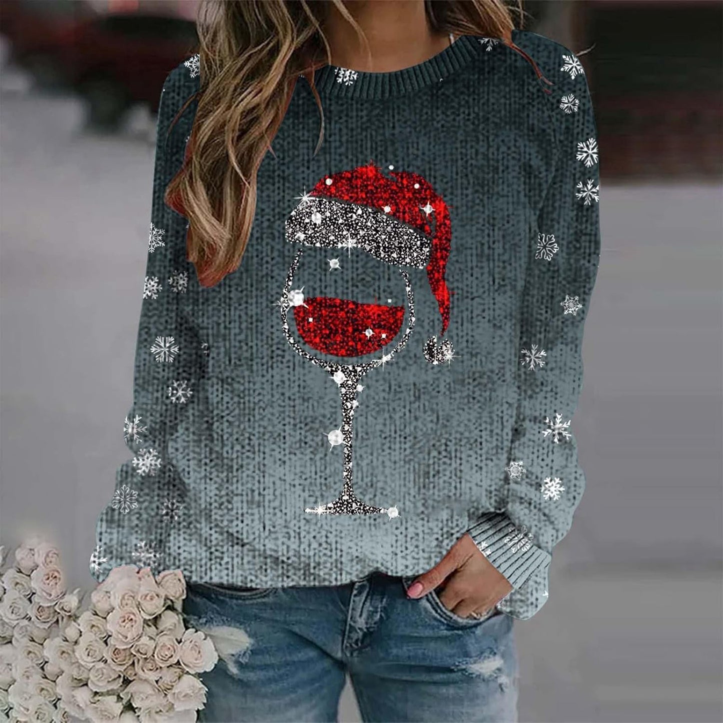 Round Neck Sweater For Women