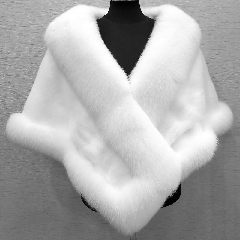 Fur Cape Coat Shawl