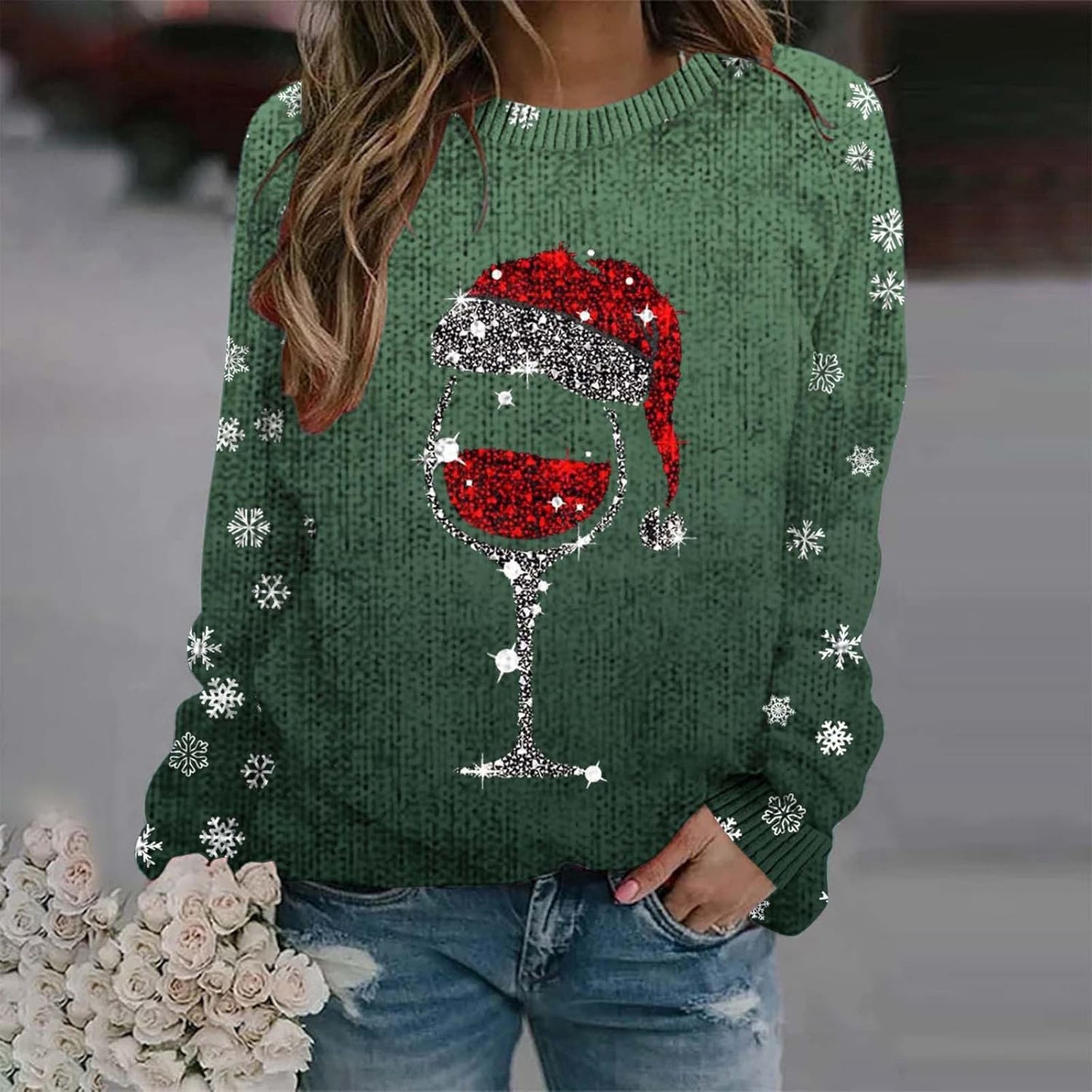 Round Neck Sweater For Women