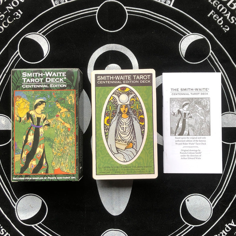 Tarot Playing Card with Paper Instructions