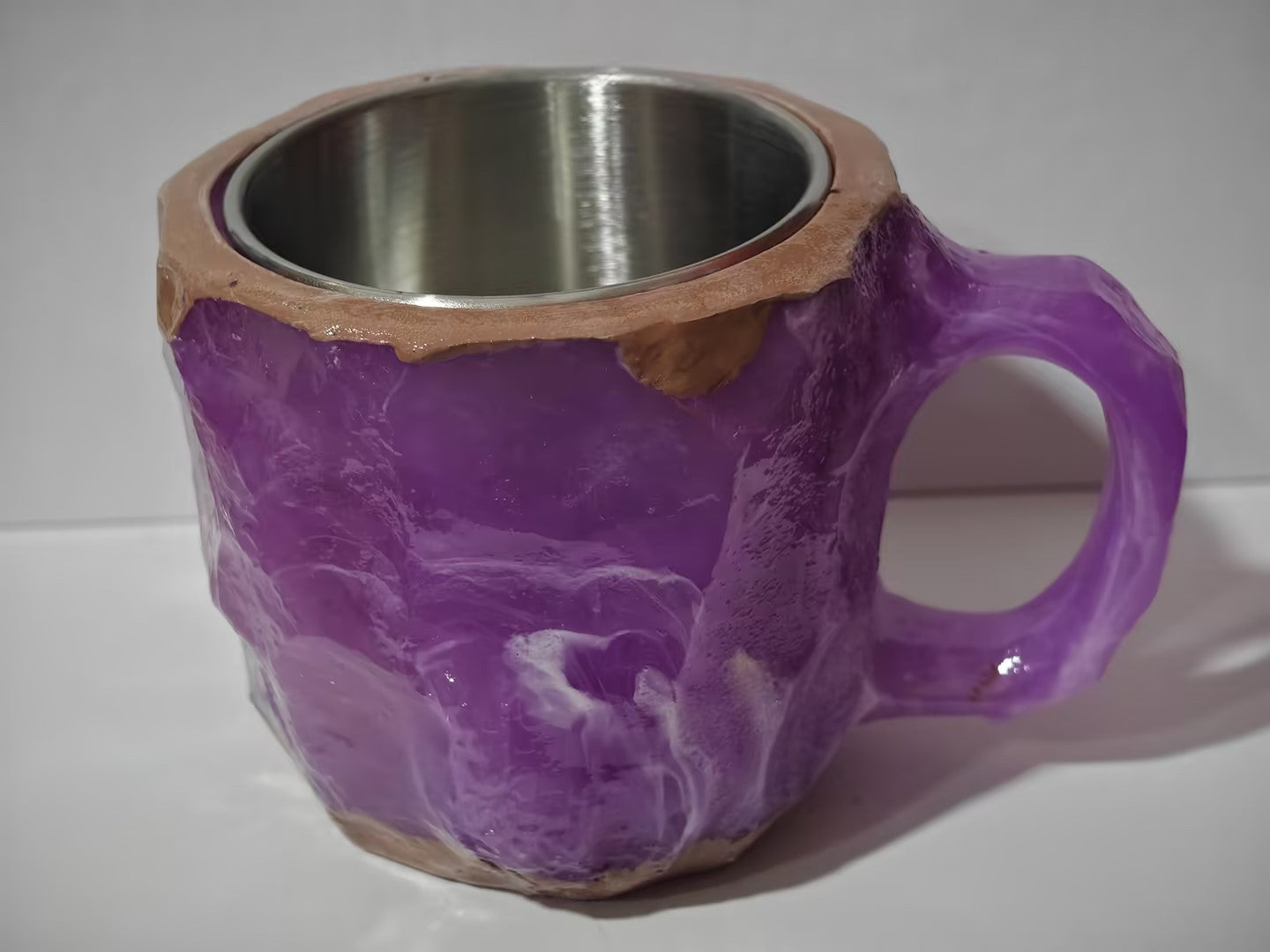 Resin Mineral Crystal Coffee Mug