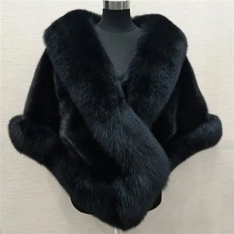 Fur Cape Coat Shawl