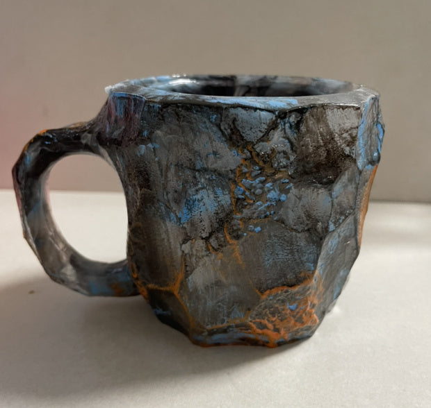 Resin Mineral Crystal Coffee Mug