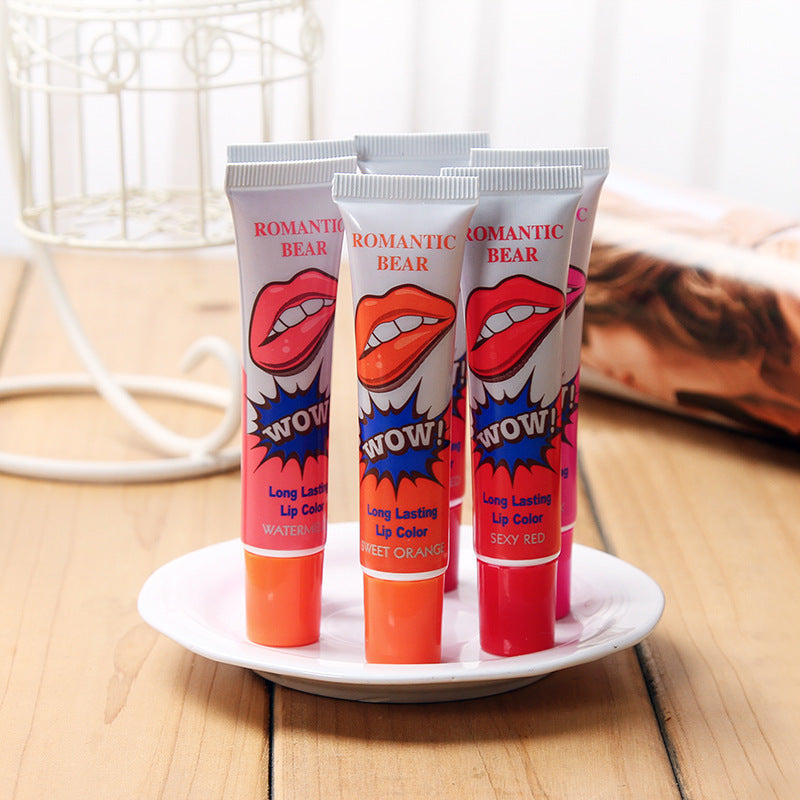 Amazing 6 Colors Peel Off Liquid Lipstick