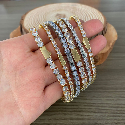 Stainless Steel Zircon Bracelet