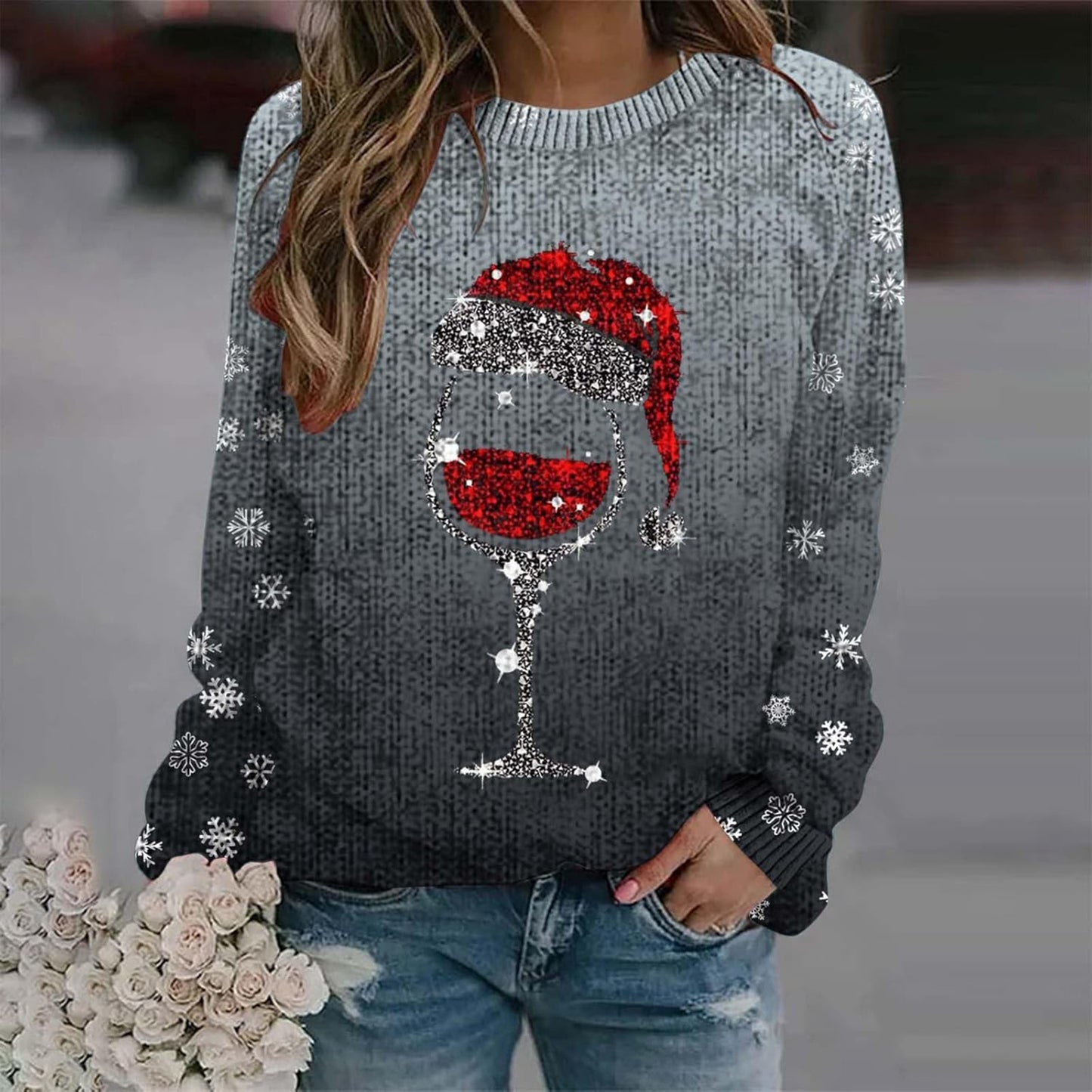 Round Neck Sweater For Women