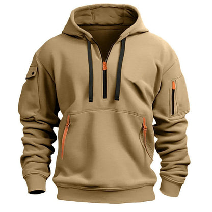 Cotton Hooded Men Sweatshirt