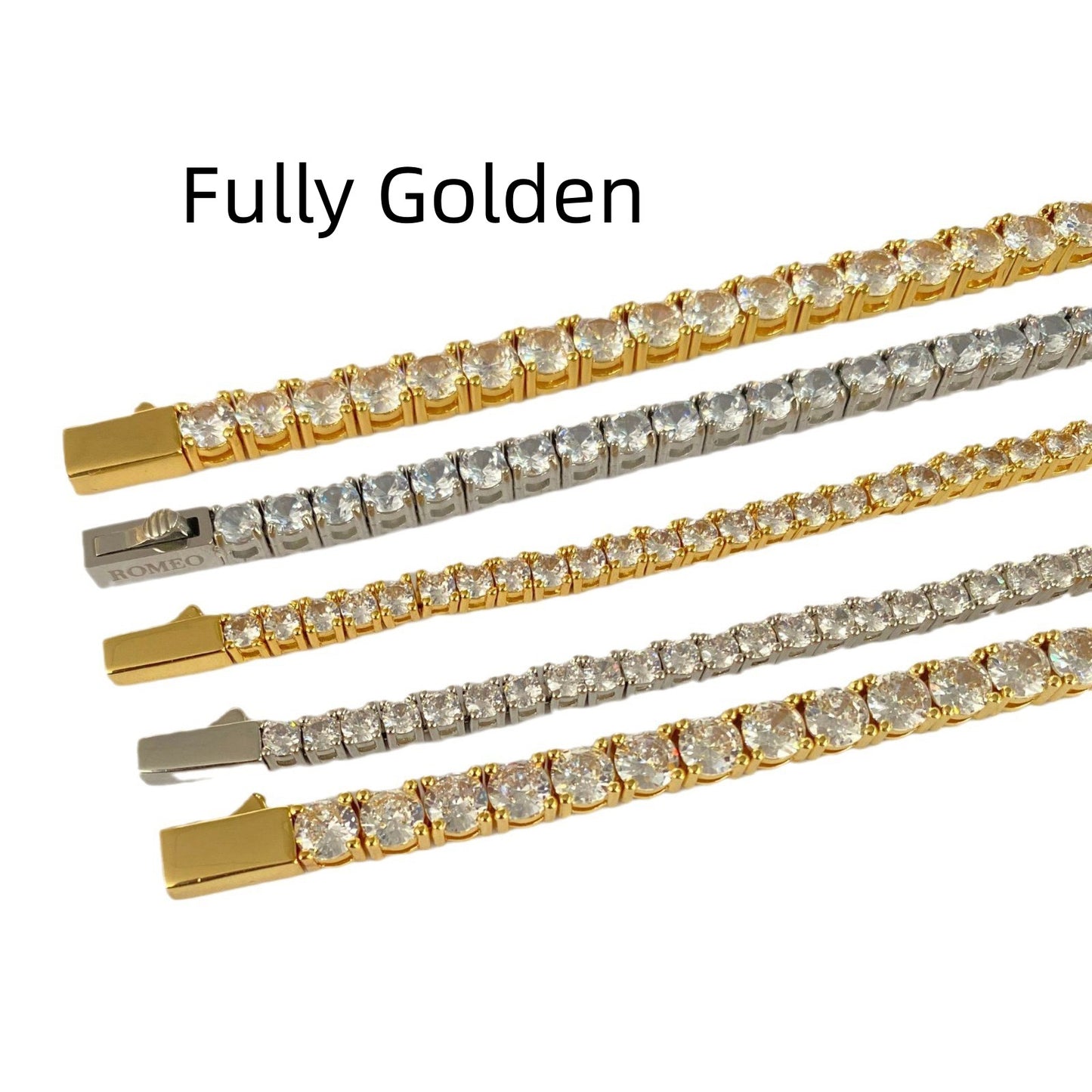 Stainless Steel Zircon Bracelet