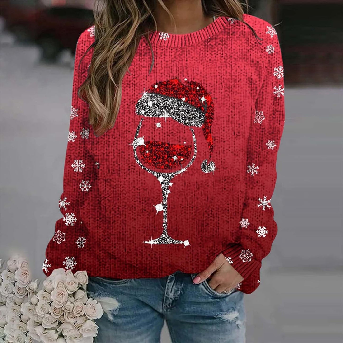 Round Neck Sweater For Women