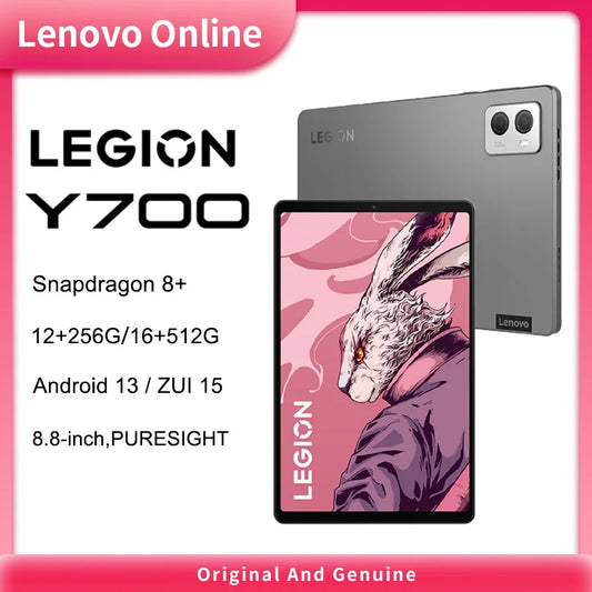 Original Lenovo LEGION Y700 2023 Otca-core Snapdragon8+ ZUI15 WIFI 144Hz Refresh Rate Dual-type-C Interface Gaming Tablet