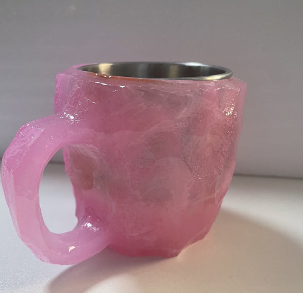 Resin Mineral Crystal Coffee Mug