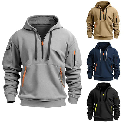 Cotton Hooded Men Sweatshirt