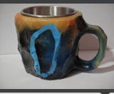 Resin Mineral Crystal Coffee Mug