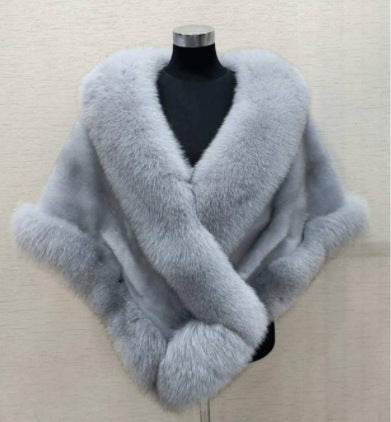 Fur Cape Coat Shawl