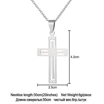 Stainless Steel Cross Necklace