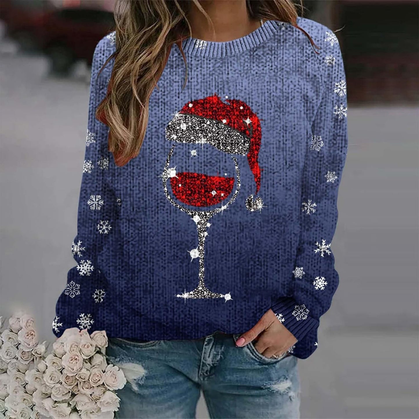 Round Neck Sweater For Women