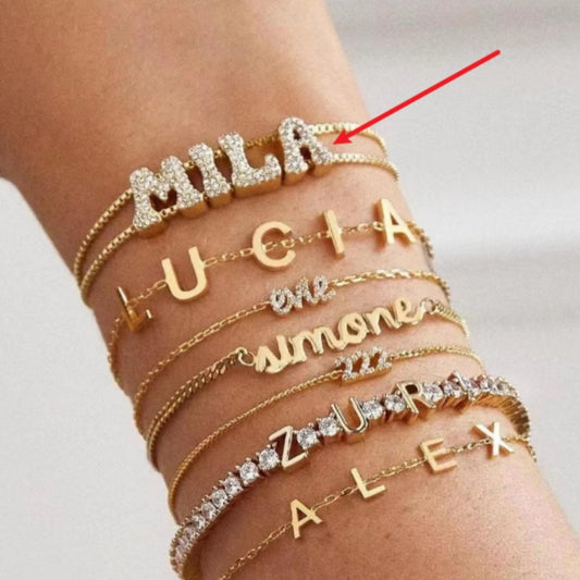 English Letters DIY Bracelet Necklace