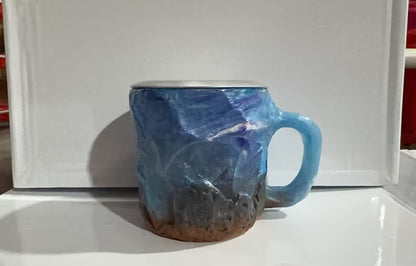 Resin Mineral Crystal Coffee Mug