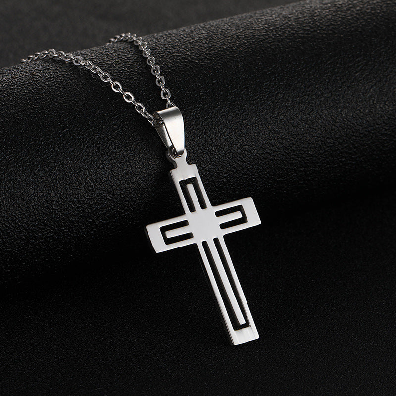 Stainless Steel Cross Necklace