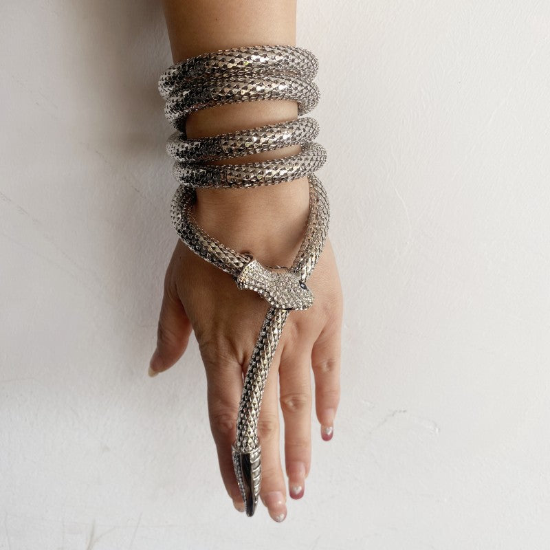 Snake Necklace Micro-inlaid