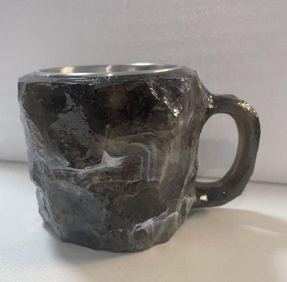 Resin Mineral Crystal Coffee Mug