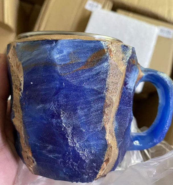 Resin Mineral Crystal Coffee Mug