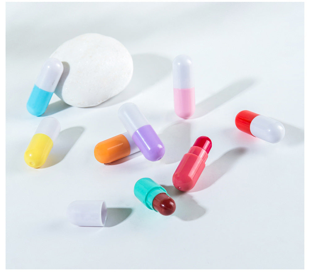 8 colours mini Pill Capsule Lipstick Lip Balm