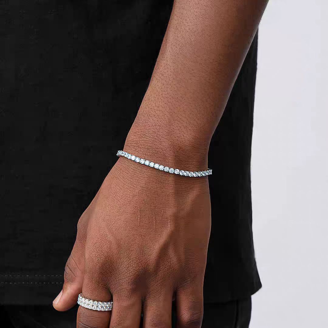 Zircon Stainless Steel Bracelet