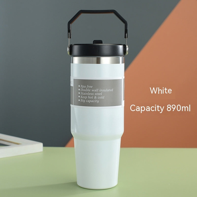 Sports Water Bottle with Handle, Tumbler Cup